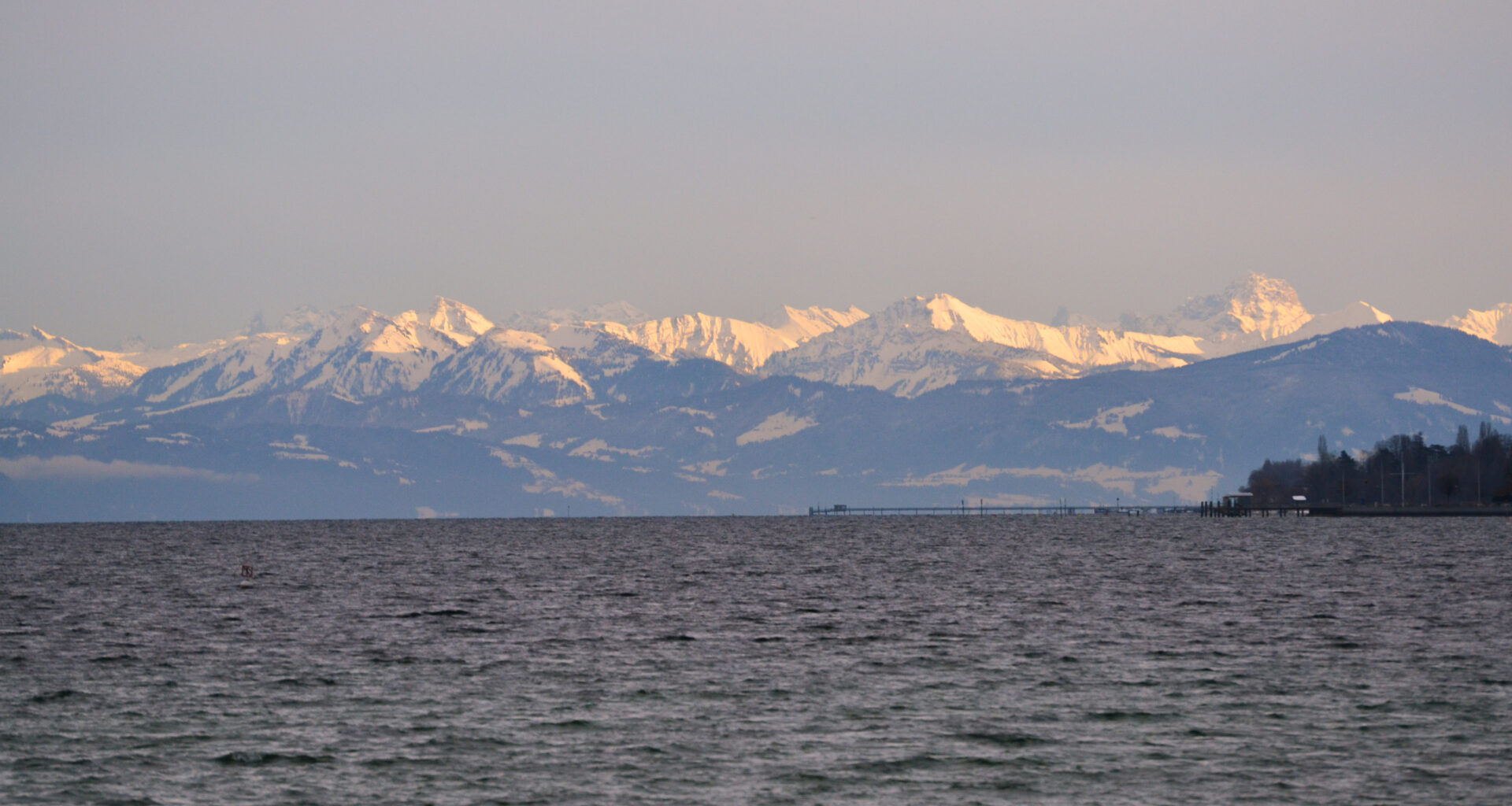 berge und Bodensee